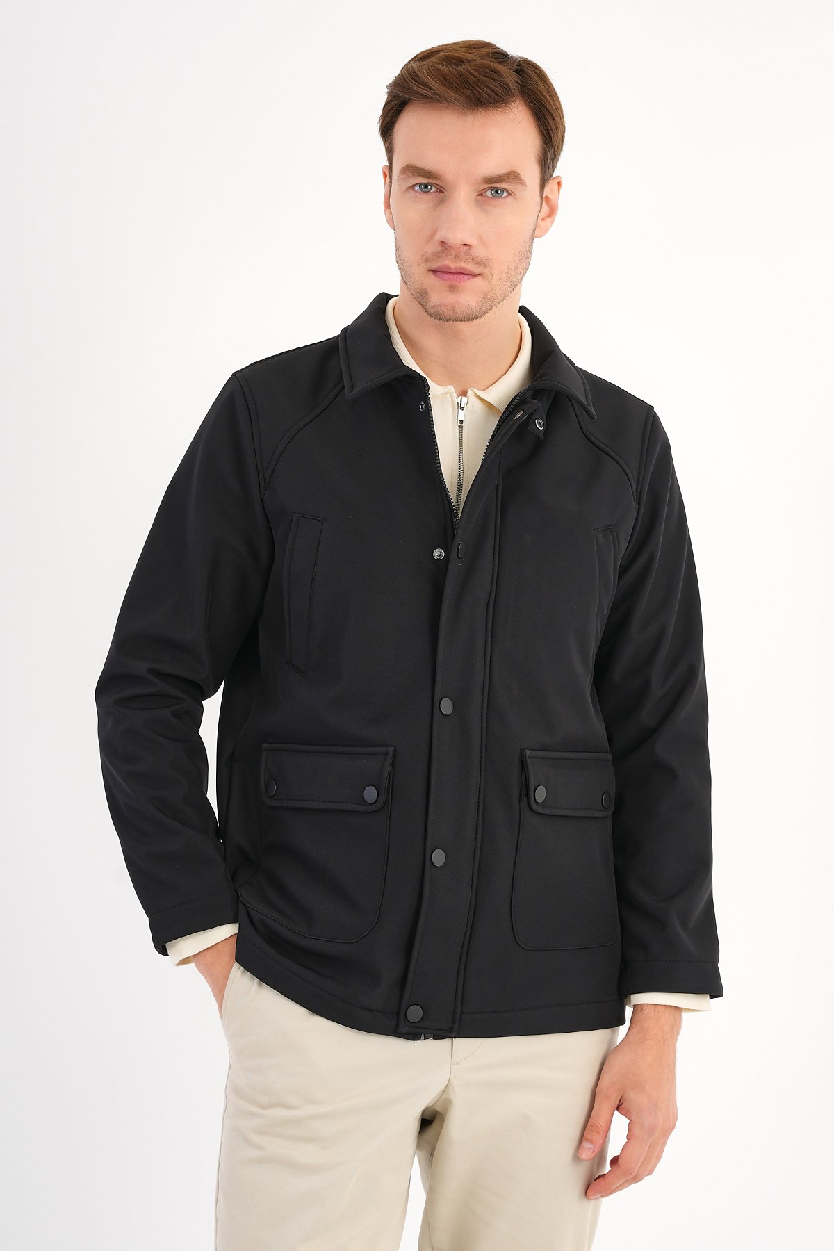 Urban Siyah Softshell Mont