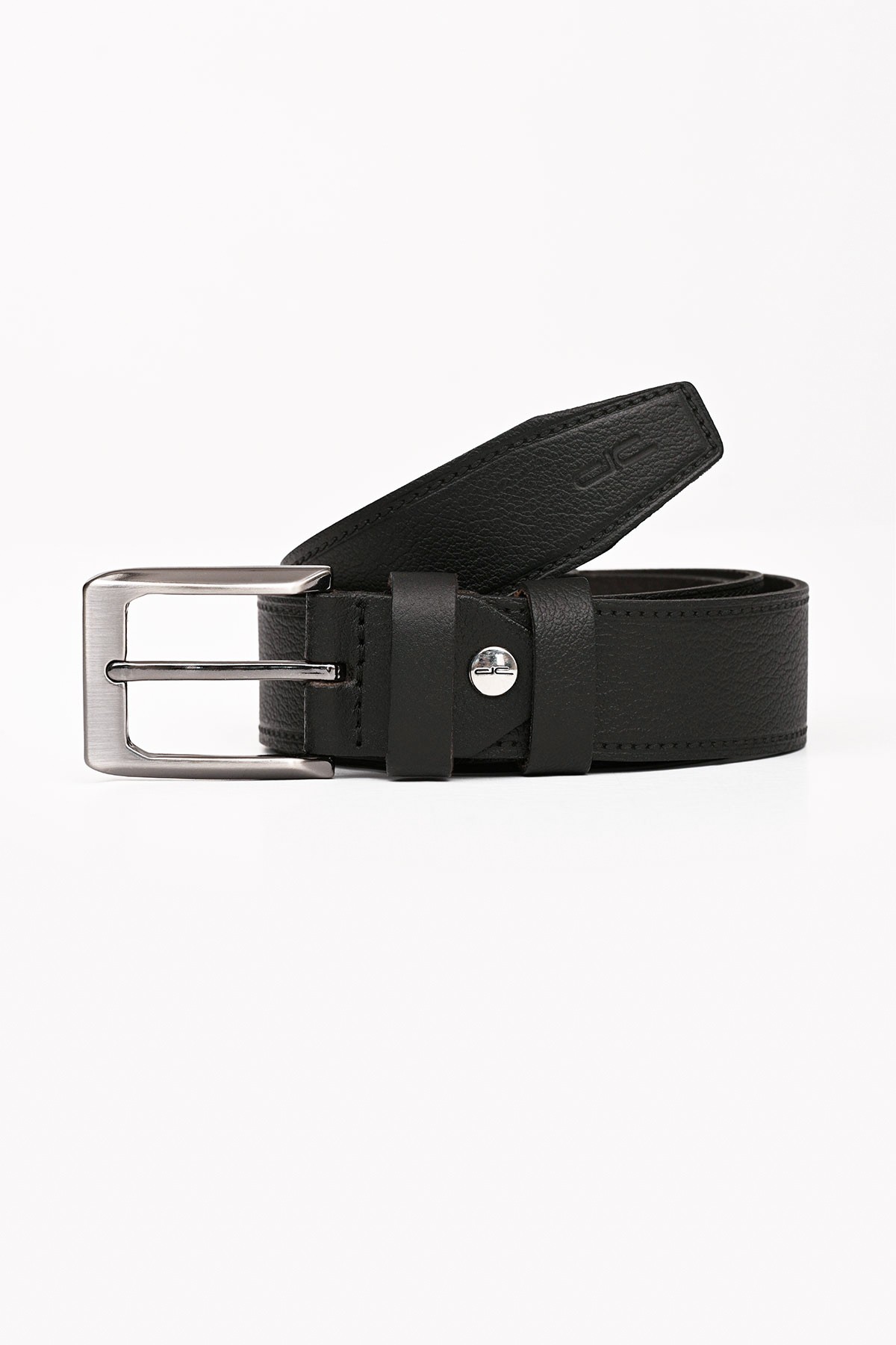 Men's Genuine Classic Leather Belt Black