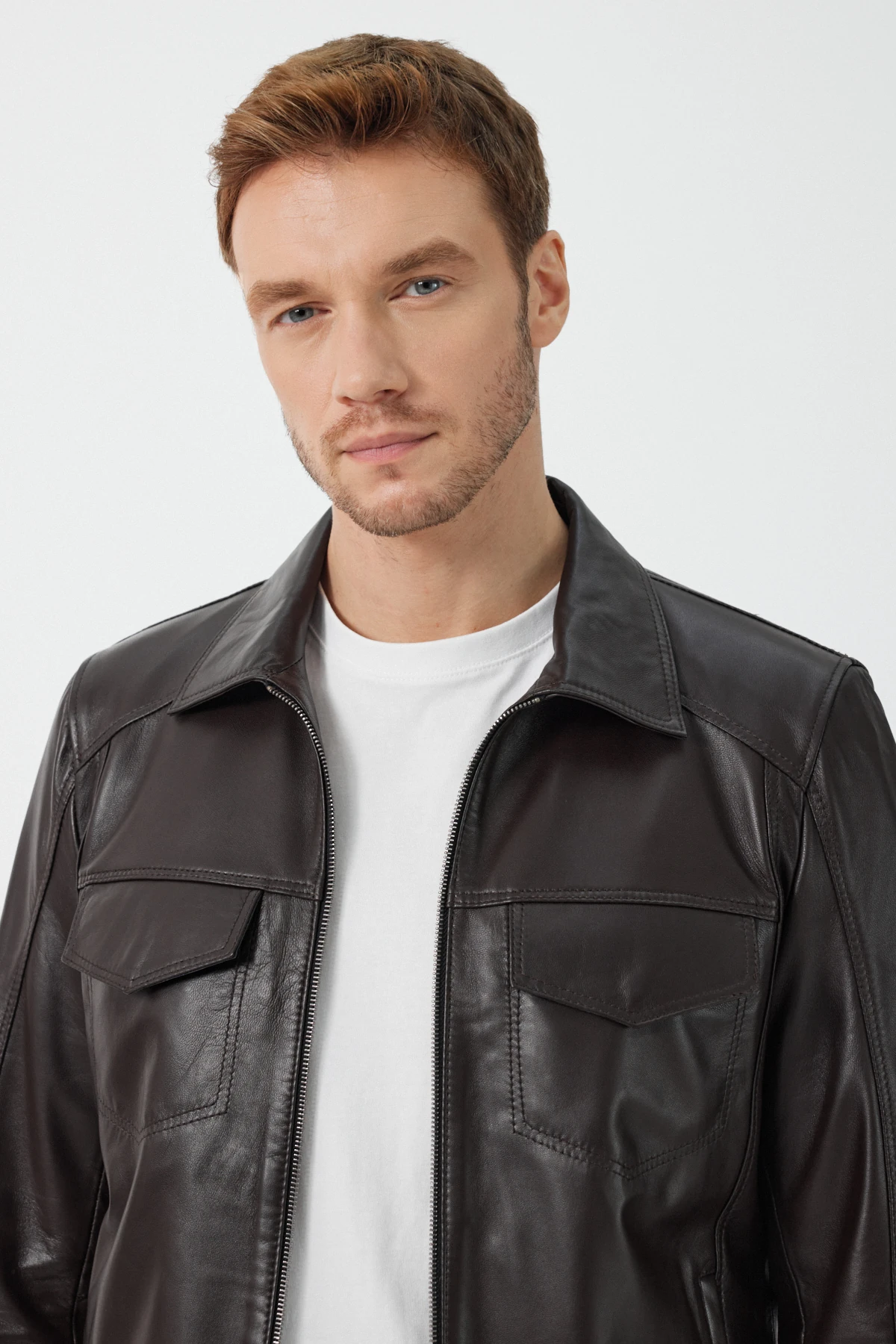 Foley Kahverengi Deri Mont