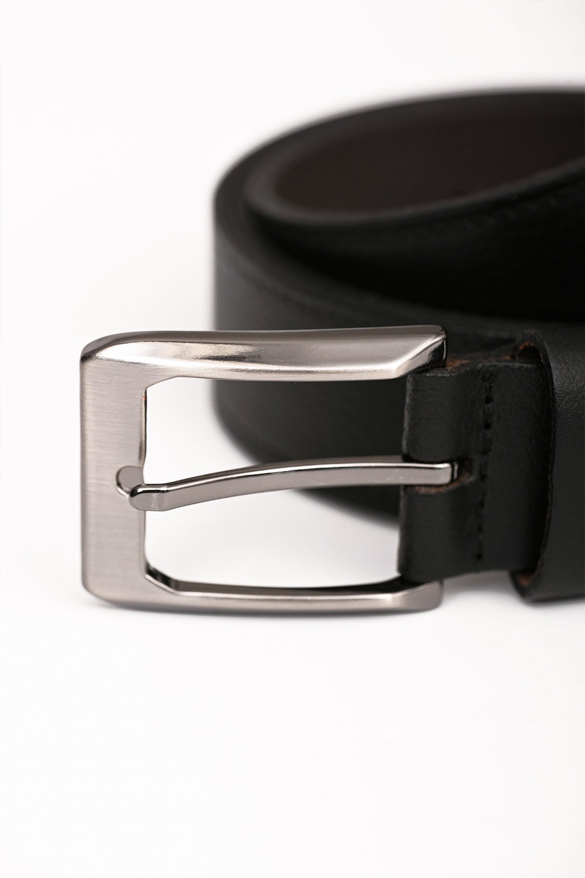 Men's Genuine Classic Leather Belt Black