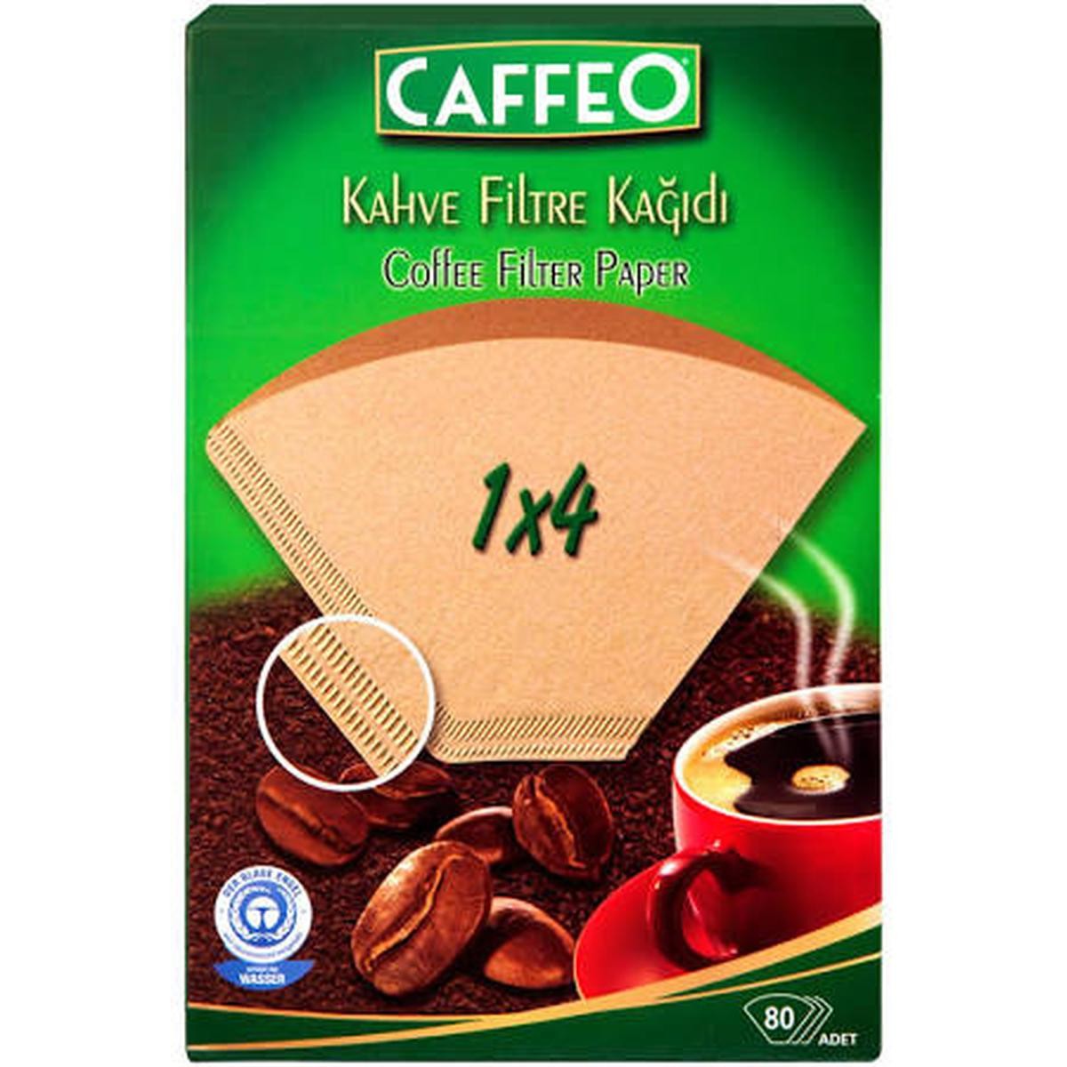 Caffeo 1x4 80'li Filtre Kahve Kağıdı