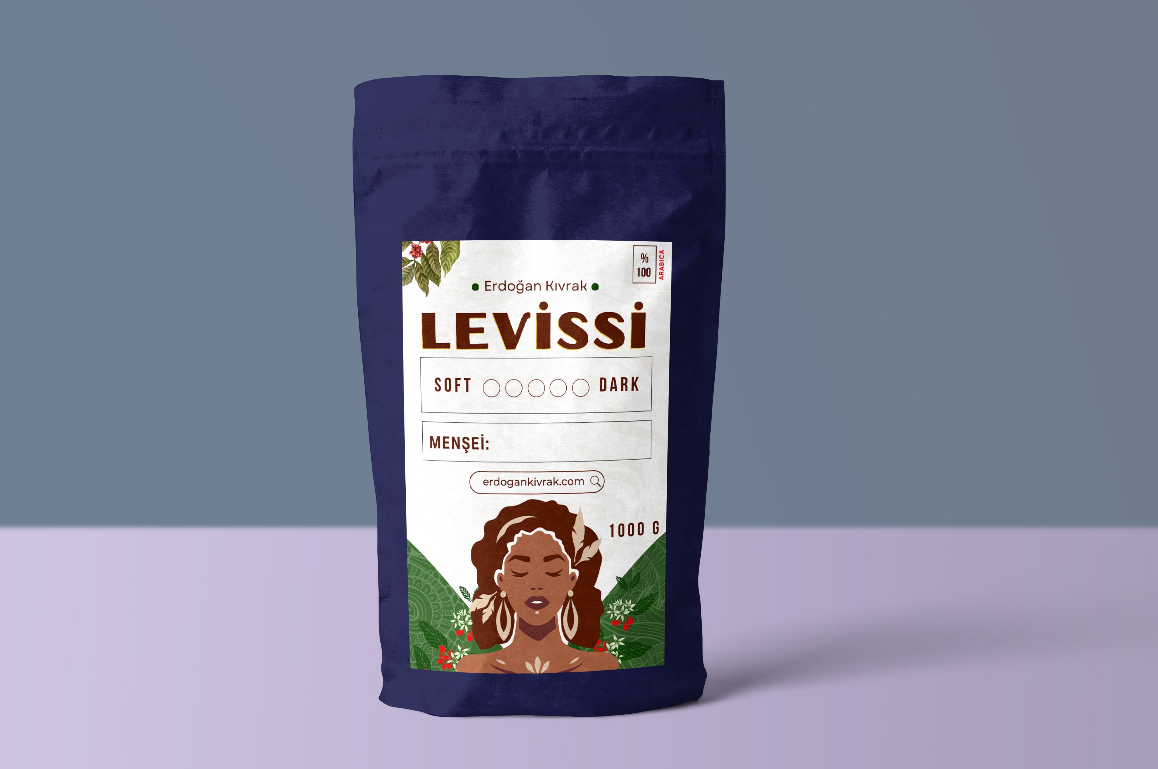 Filtre Kahve - Levissi 1kg (Özel seri) Dark Roast (Koyu Kavrulmuş)