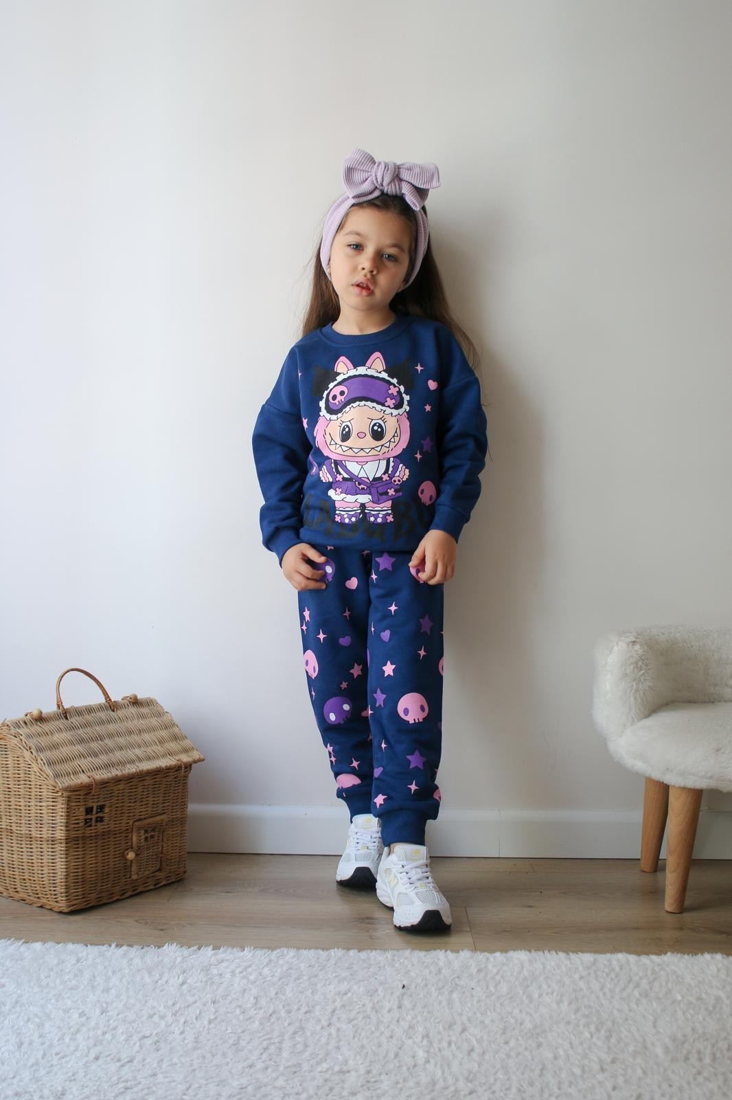 Labubu 3 İplik Sweatshirt ve Eşorfman Takım