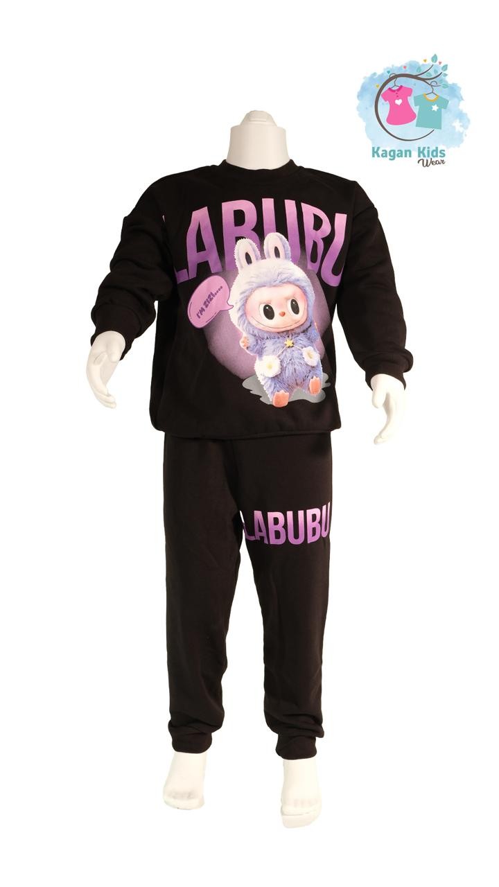 Labubu 3 İplik Sweatshirt ve Eşorfman Takım