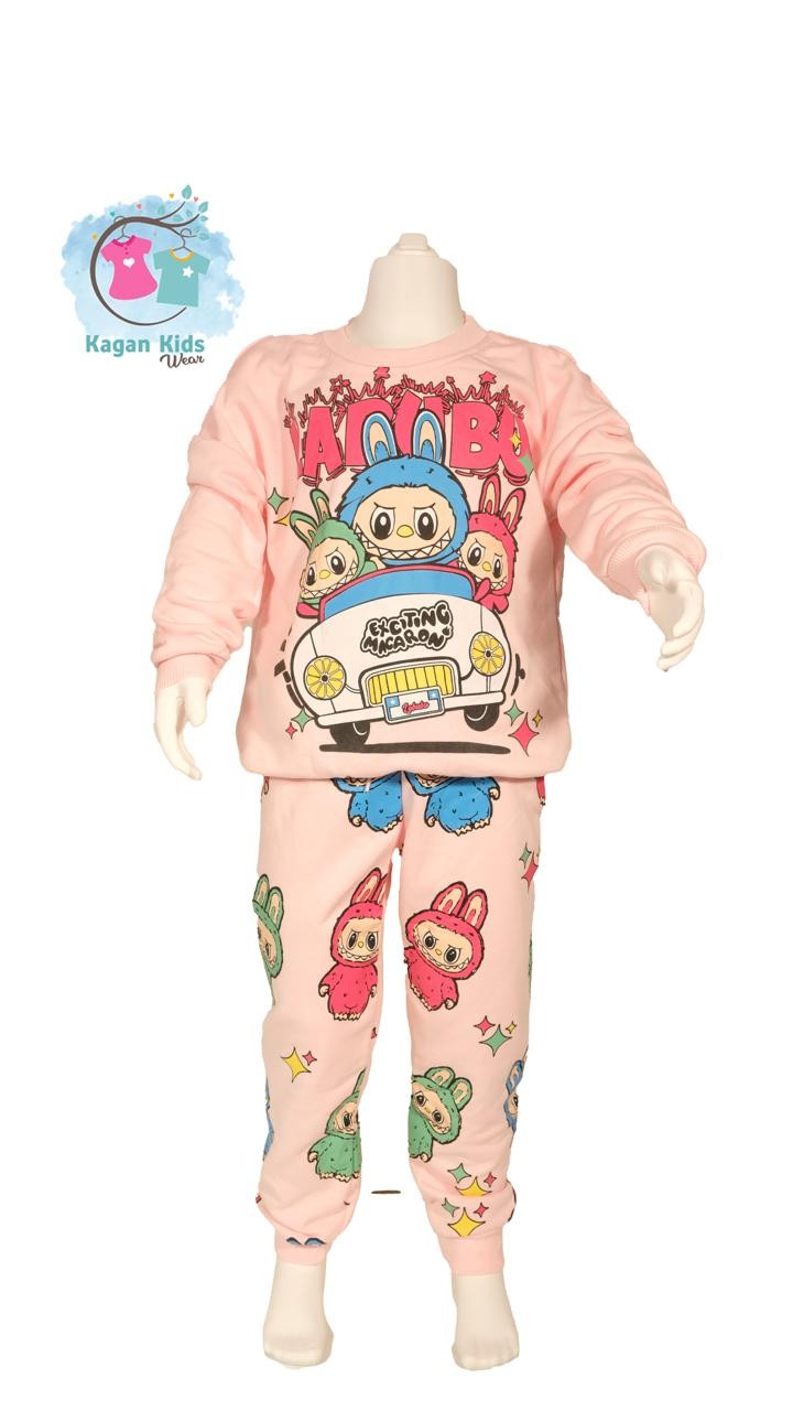 Labubu 3 İplik Sweatshirt ve Eşorfman Takım