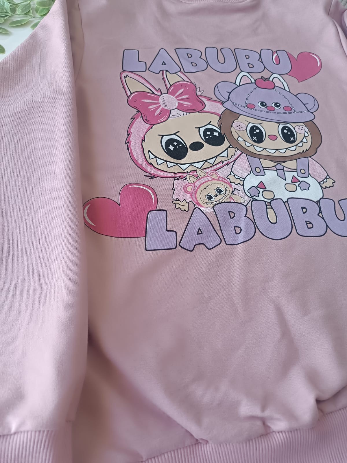Labubu 2 İplik Sweatshirt