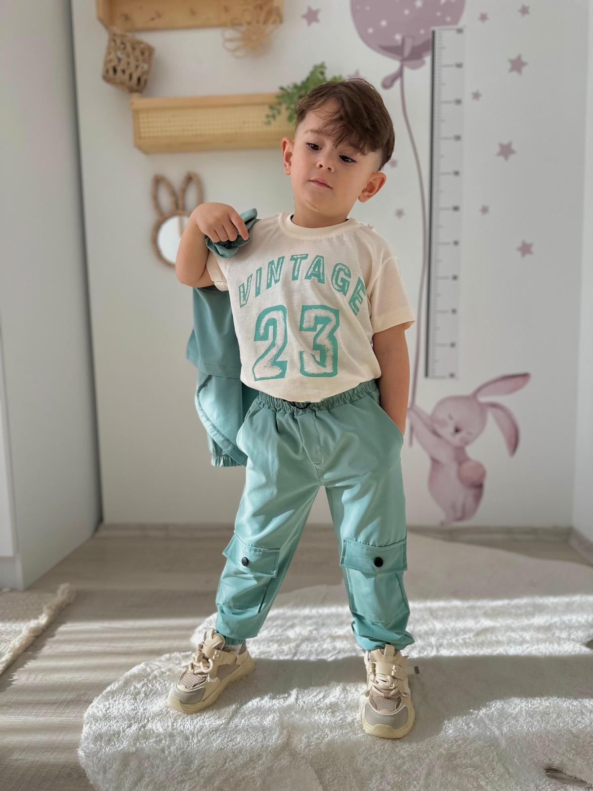 Mint Paraşüt Kumas 3Lü Takım