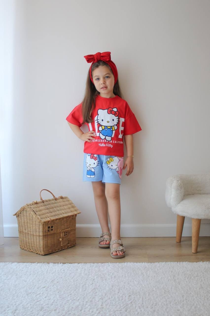 Hello Kitty Tişört ve Şortlu Takım