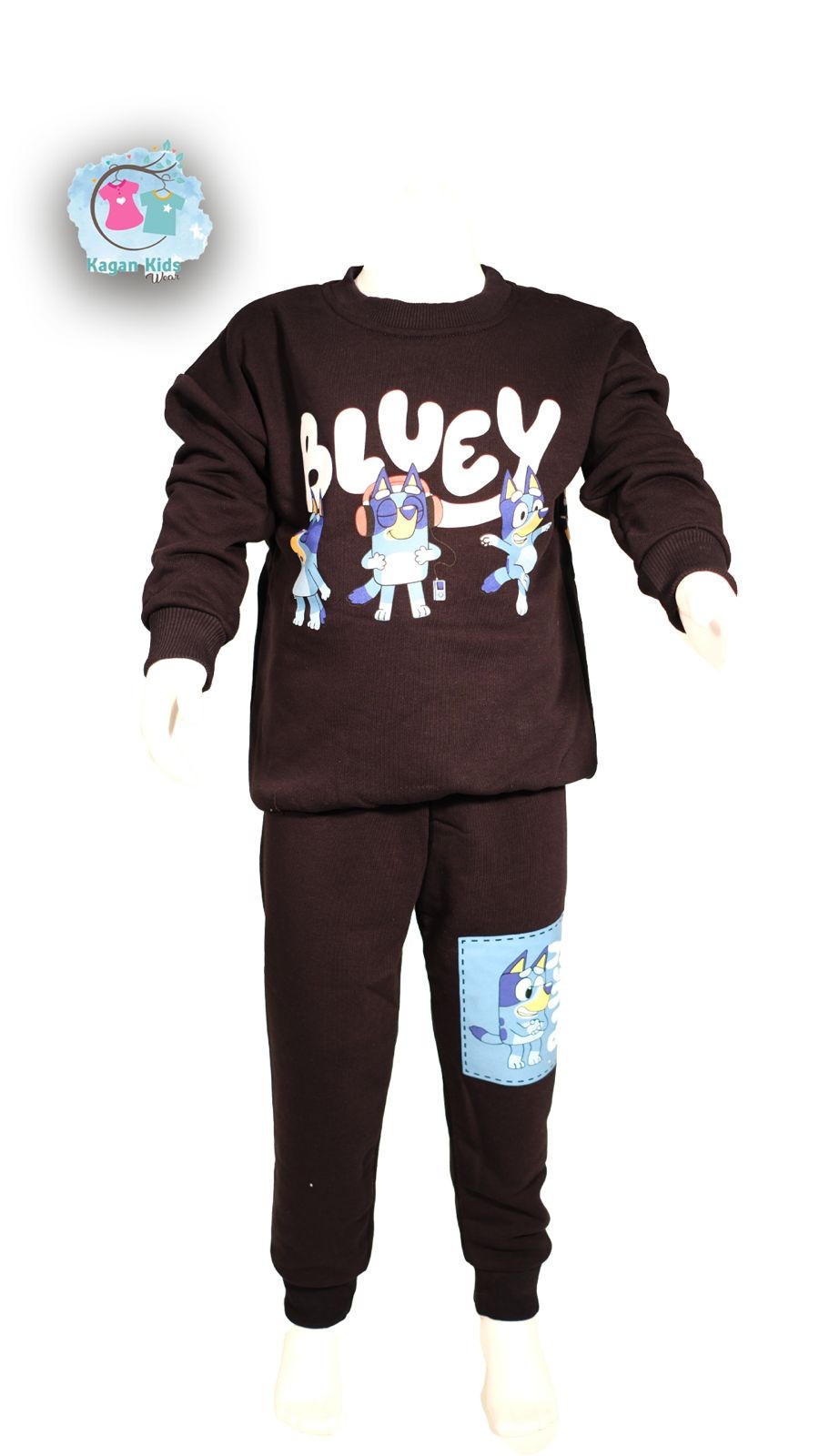 Bluey 3 İplik Sweatshirt ve Eşorfman Takım
