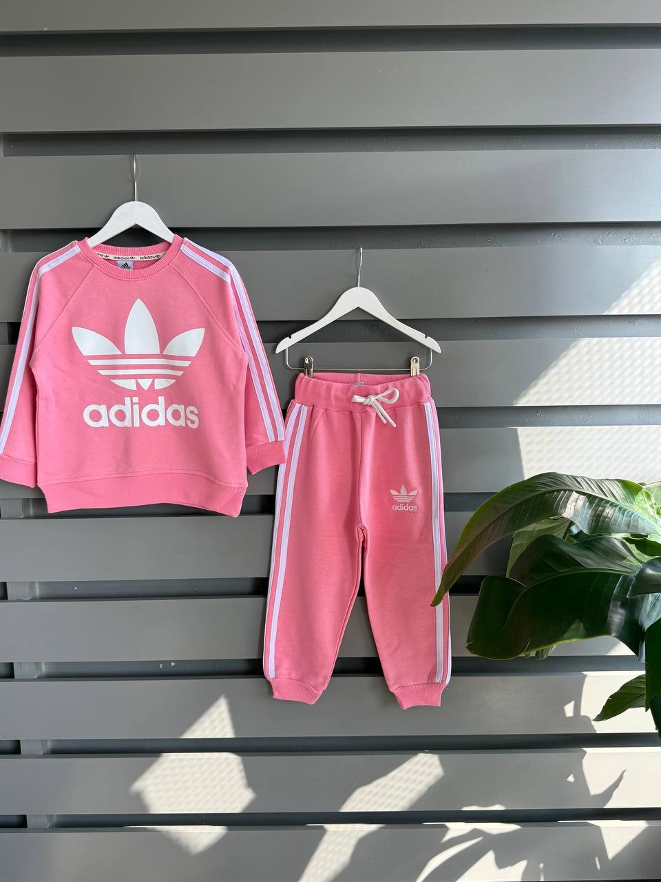 Pembe Marka 3 İplik Sweatshirt ve Eşorfman Takım