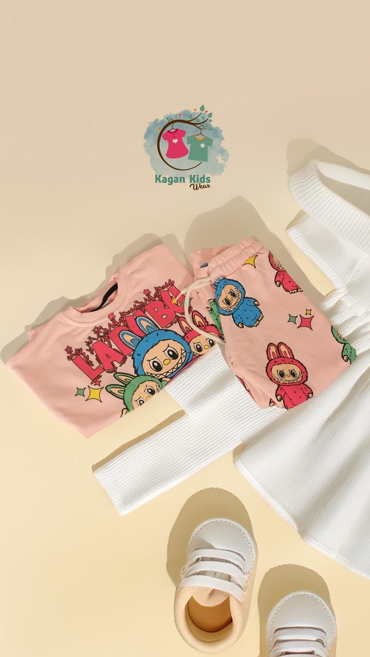 Labubu 3 İplik Sweatshirt ve Eşorfman Takım