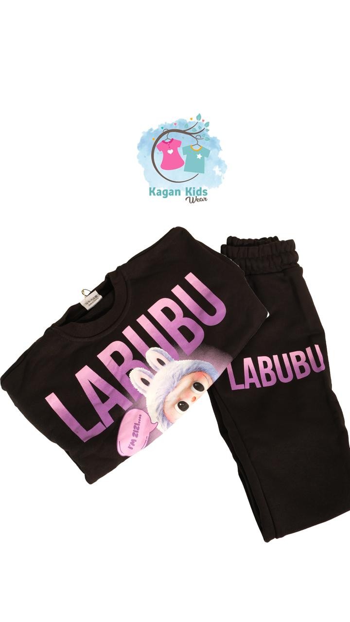Labubu 3 İplik Sweatshirt ve Eşorfman Takım