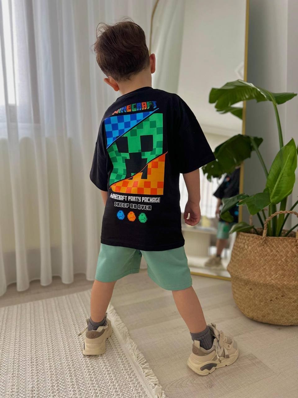 MİNECRAFT TİŞÖRT VE ŞORTLU TAKIM