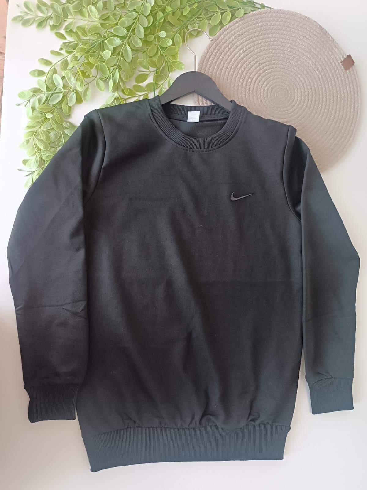 Marka Desenli 2 İplik Sweatshirt