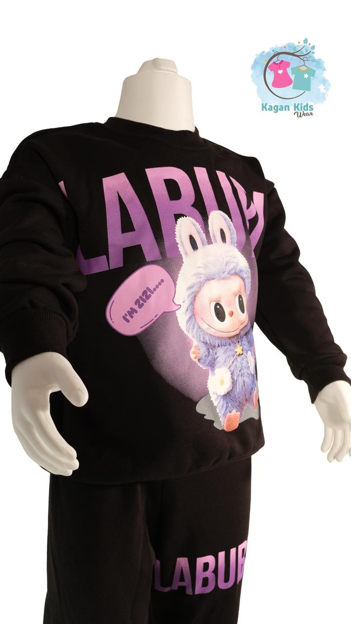 Labubu 3 İplik Sweatshirt ve Eşorfman Takım