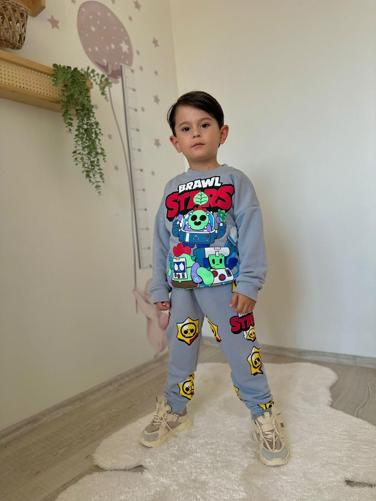 Brawl Stars 3 İplik Sweatshirt ve Eşorfman Takım