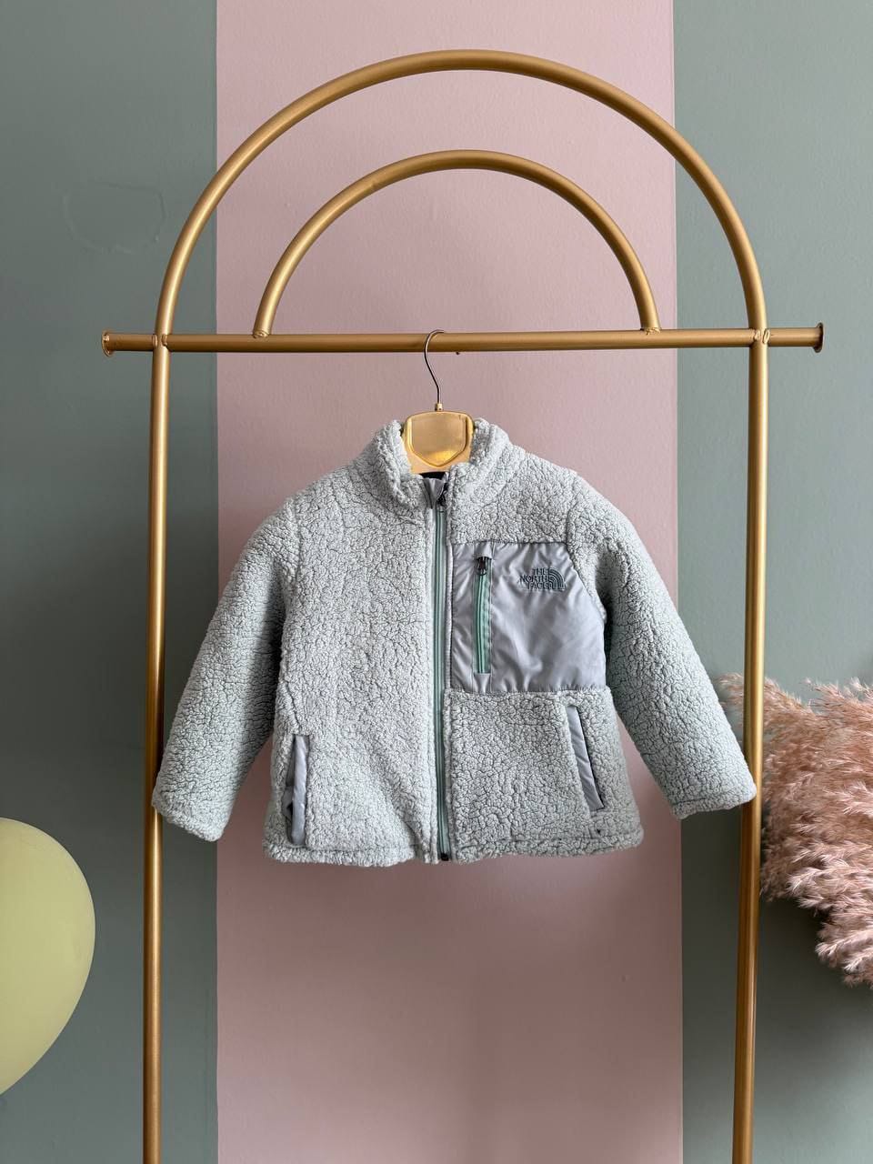 Mint Rengi Marka Peluş Mont