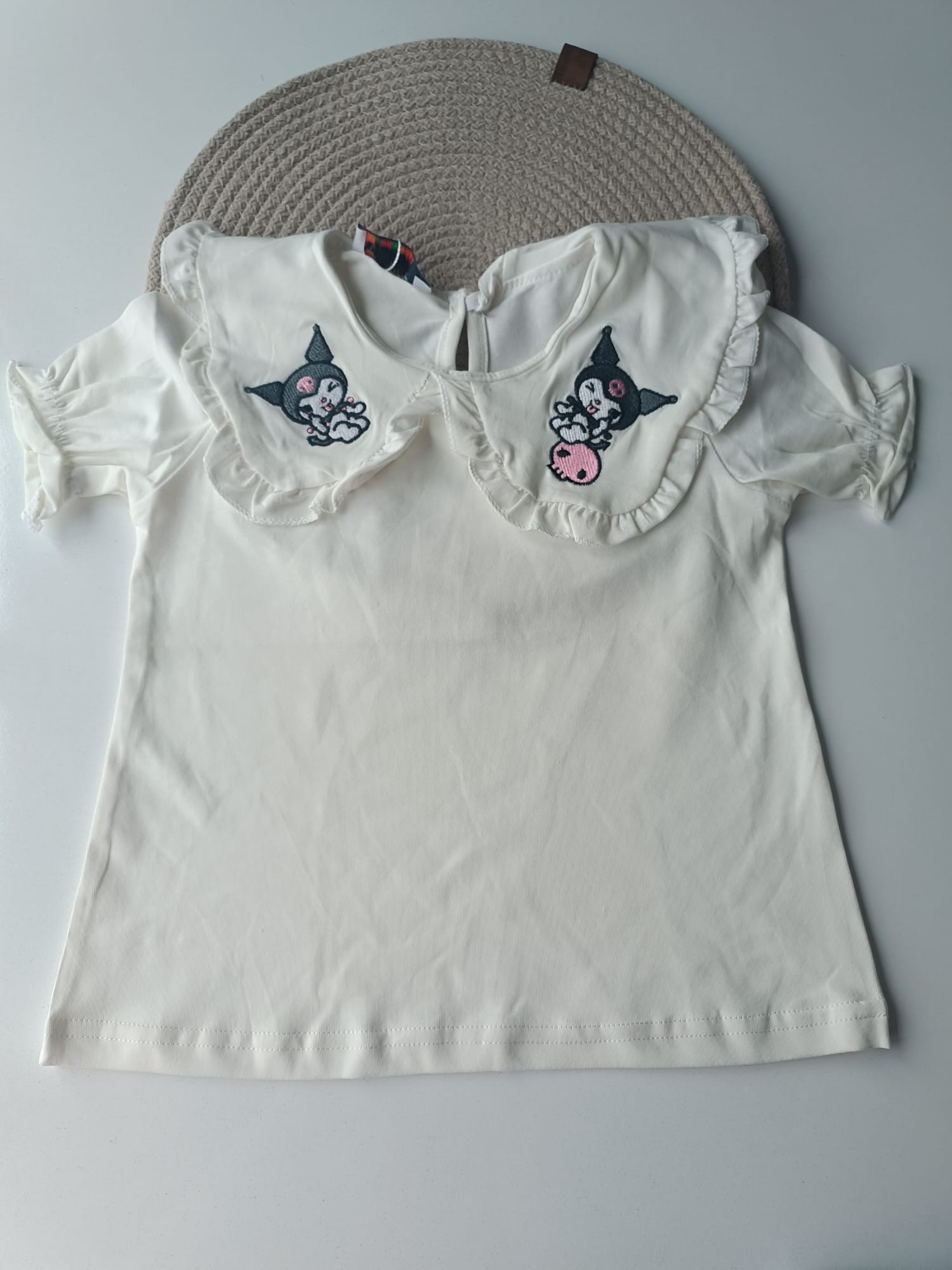 Kuromi Nakışlı Bluz ve Kot Şort Takım