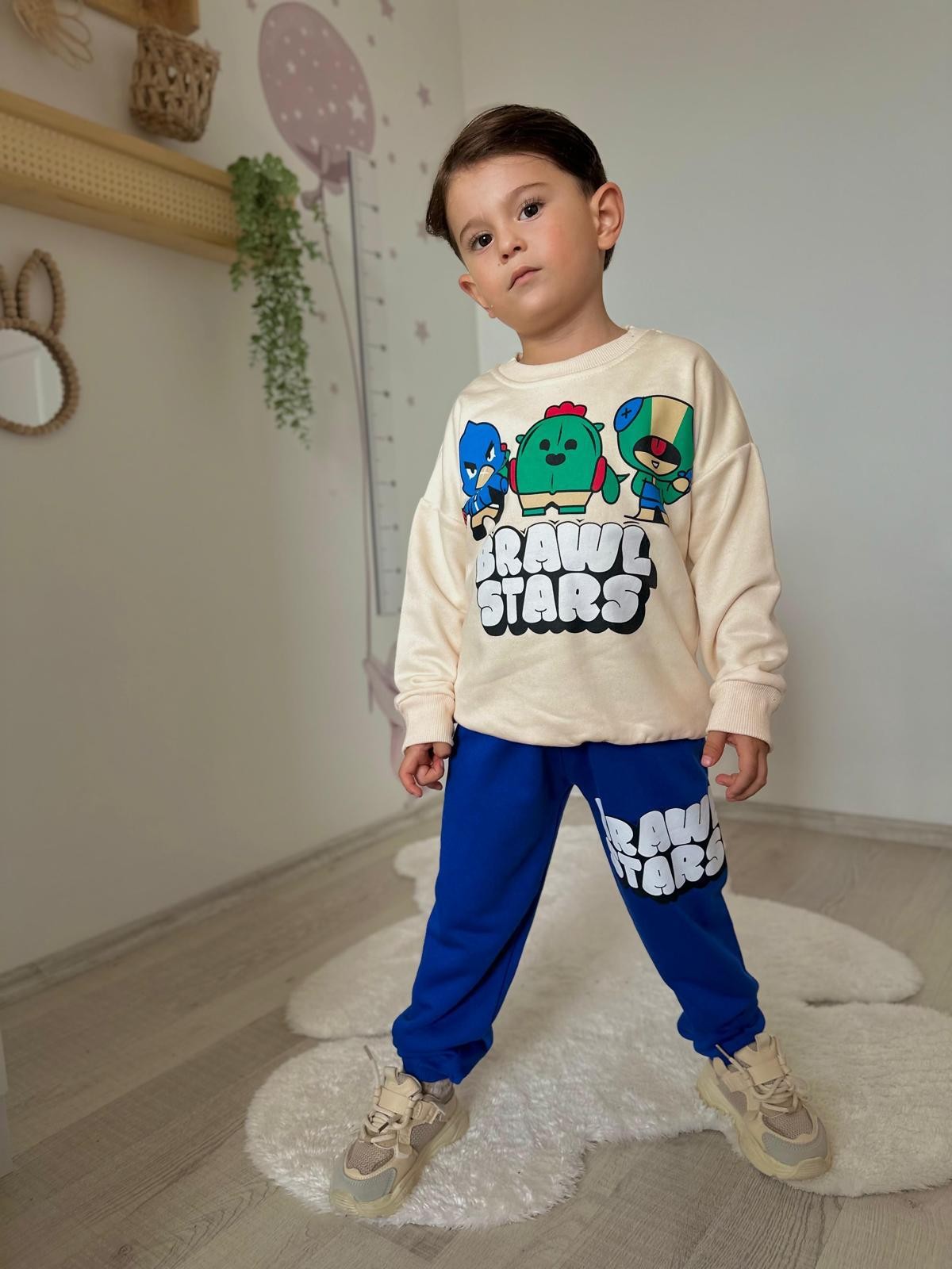 Brawl Stars 3 İplik Sweatshirt ve Eşorfman Takım