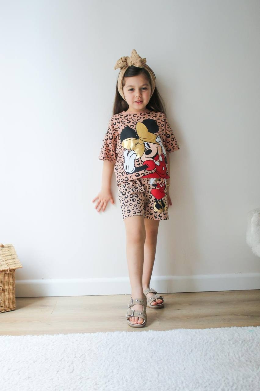Minnie Mouse Tişört ve Şortlu Takım