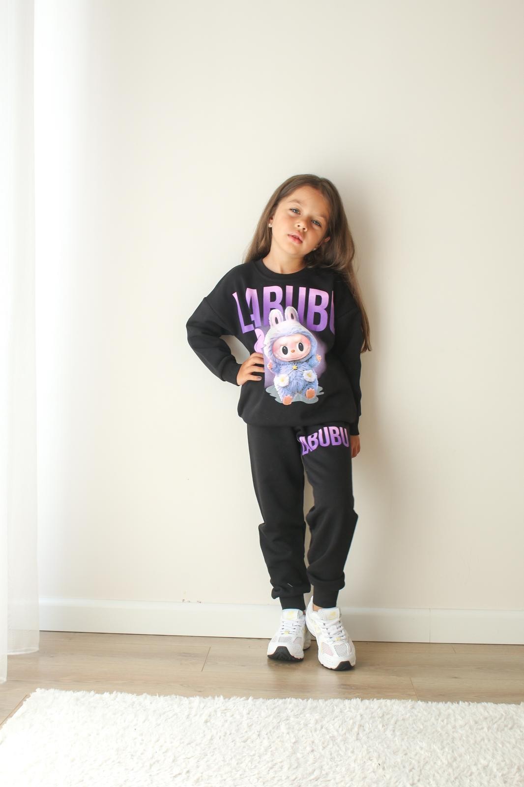 Labubu 3 İplik Sweatshirt ve Eşorfman Takım