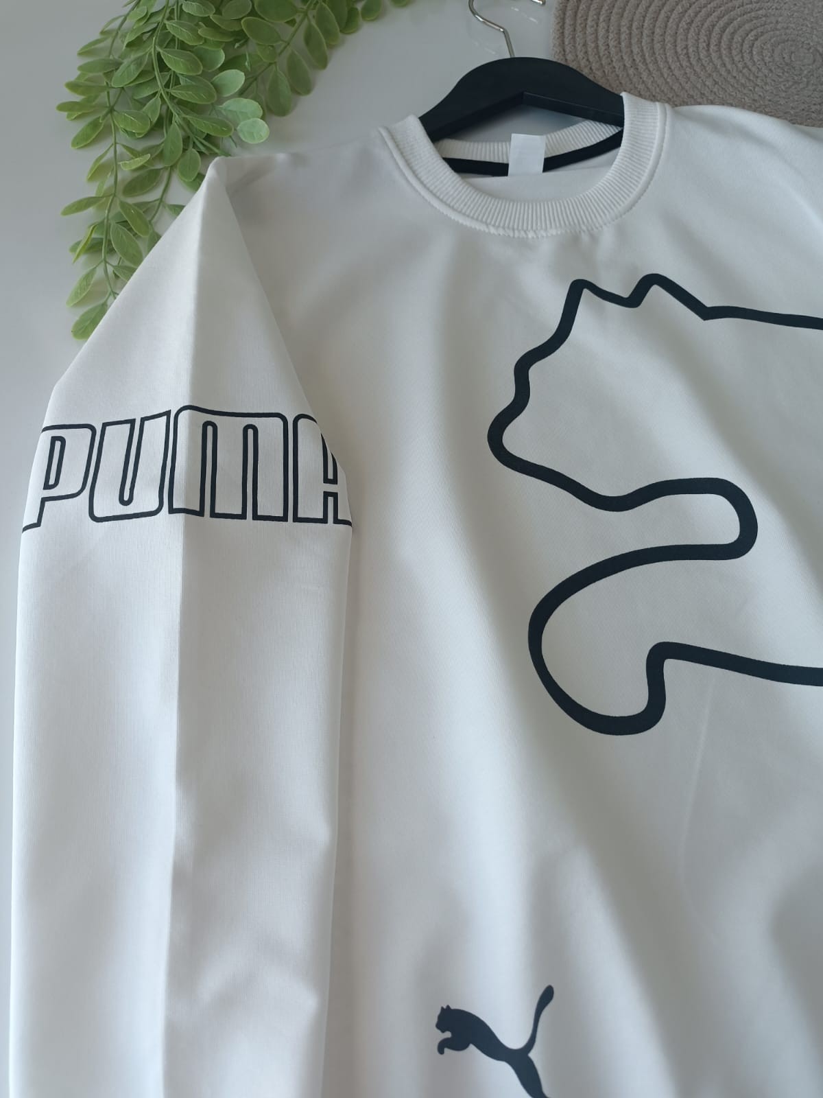 Marka Desenli 2 İplik Sweatshirt