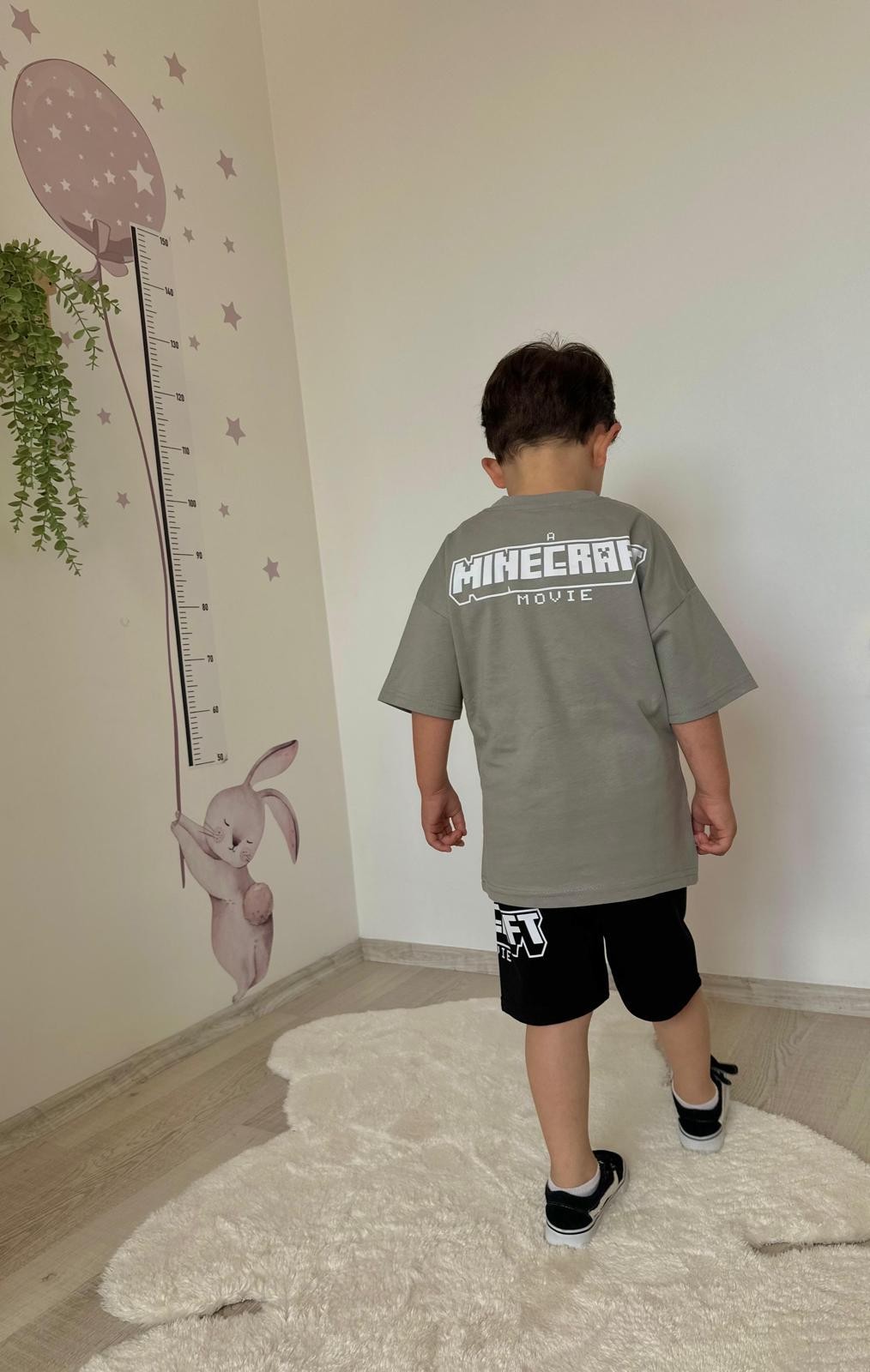 Minecraft Tişört ve Şortlu Takım
