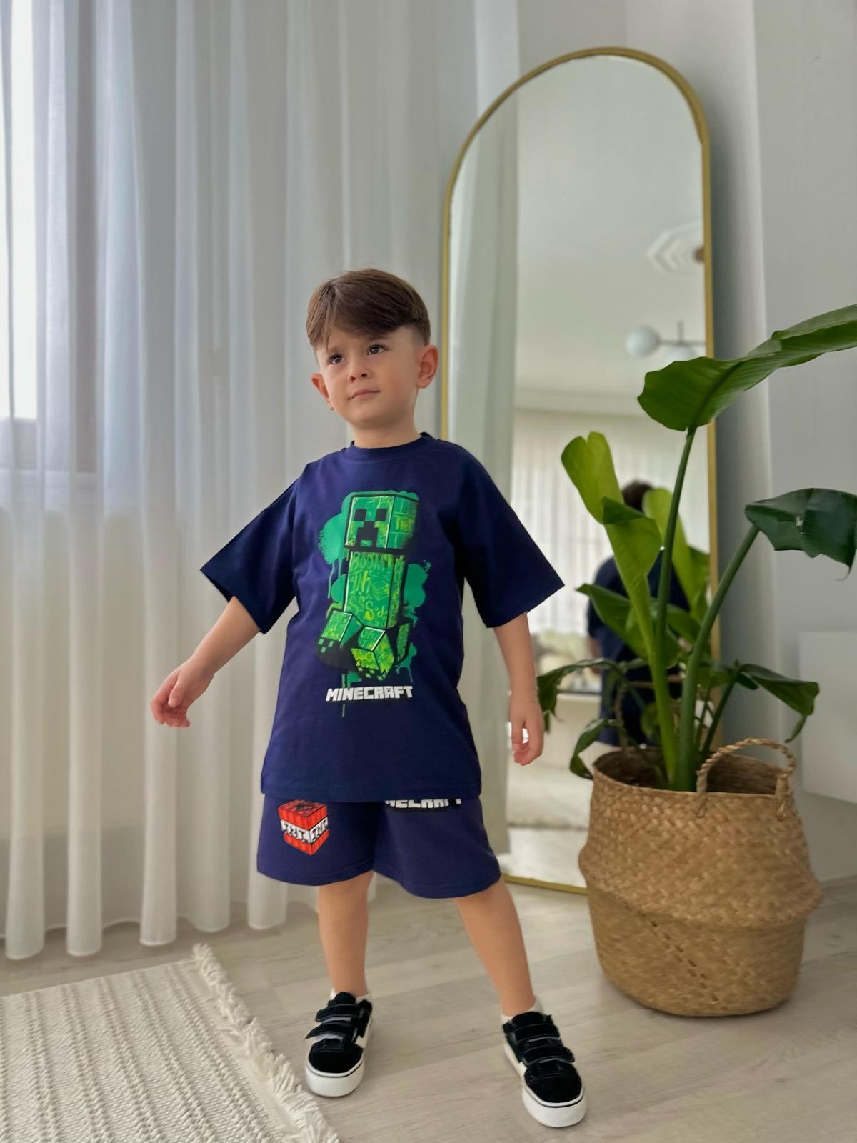 MİNECRAFT TİŞÖRT VE ŞORTLU TAKIM