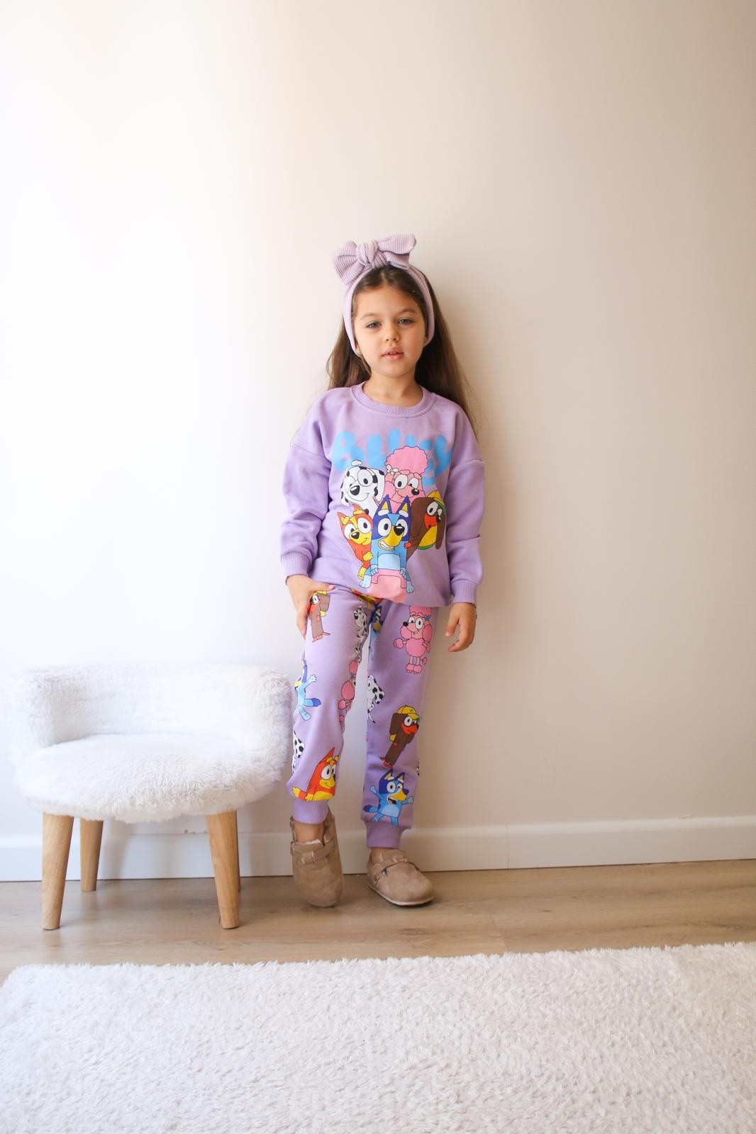 Bluey 3 İplik Sweatshirt ve Eşorfman Takım