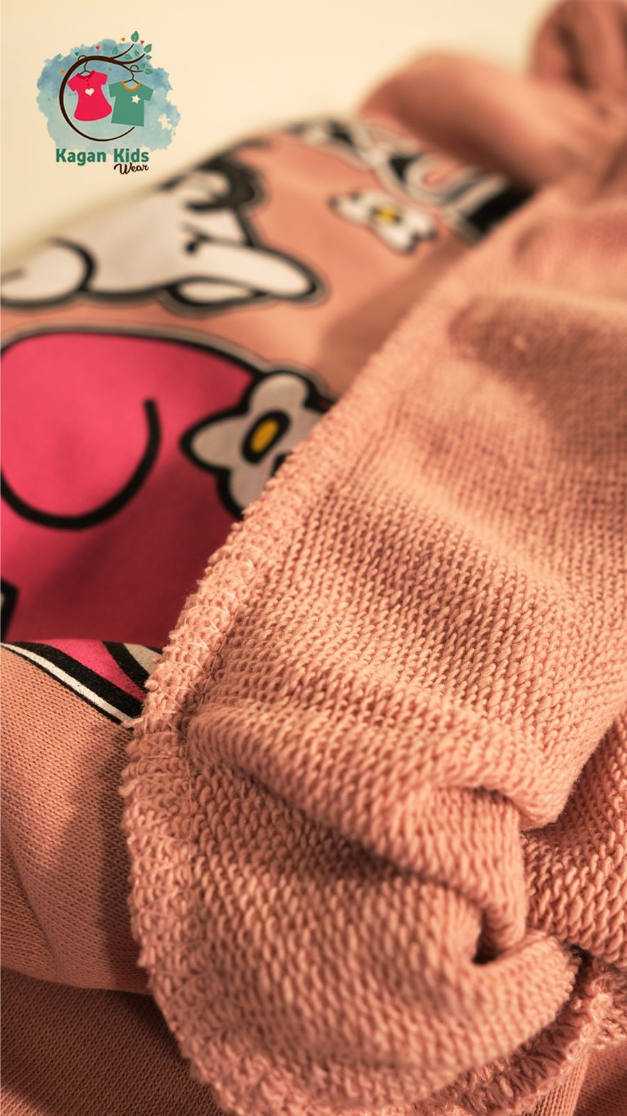 Kuromi My Melody 3 İplik Sweatshirt ve Eşorfman Takım