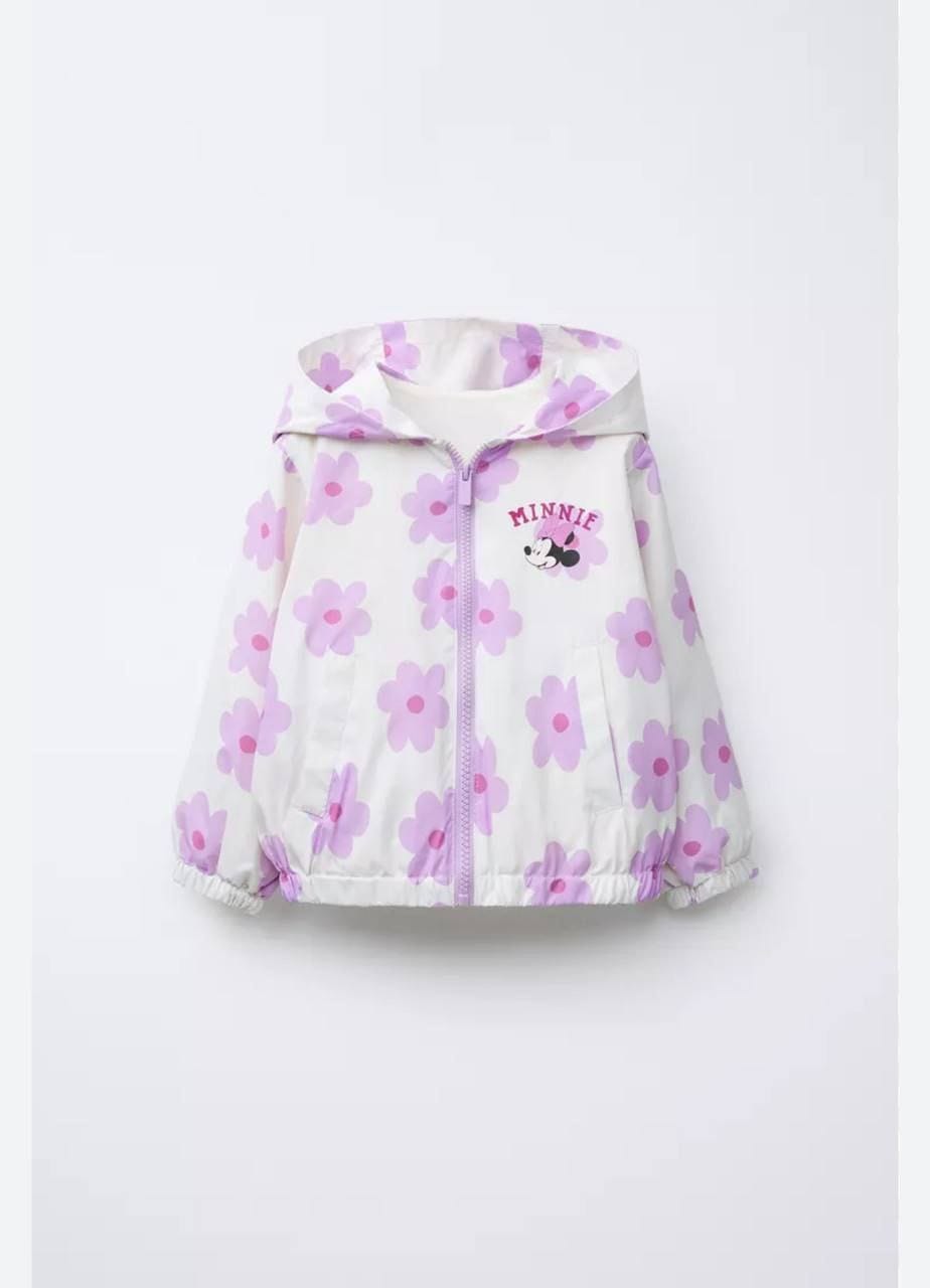 Çiçekli Minnie Mouse Yağmurluk