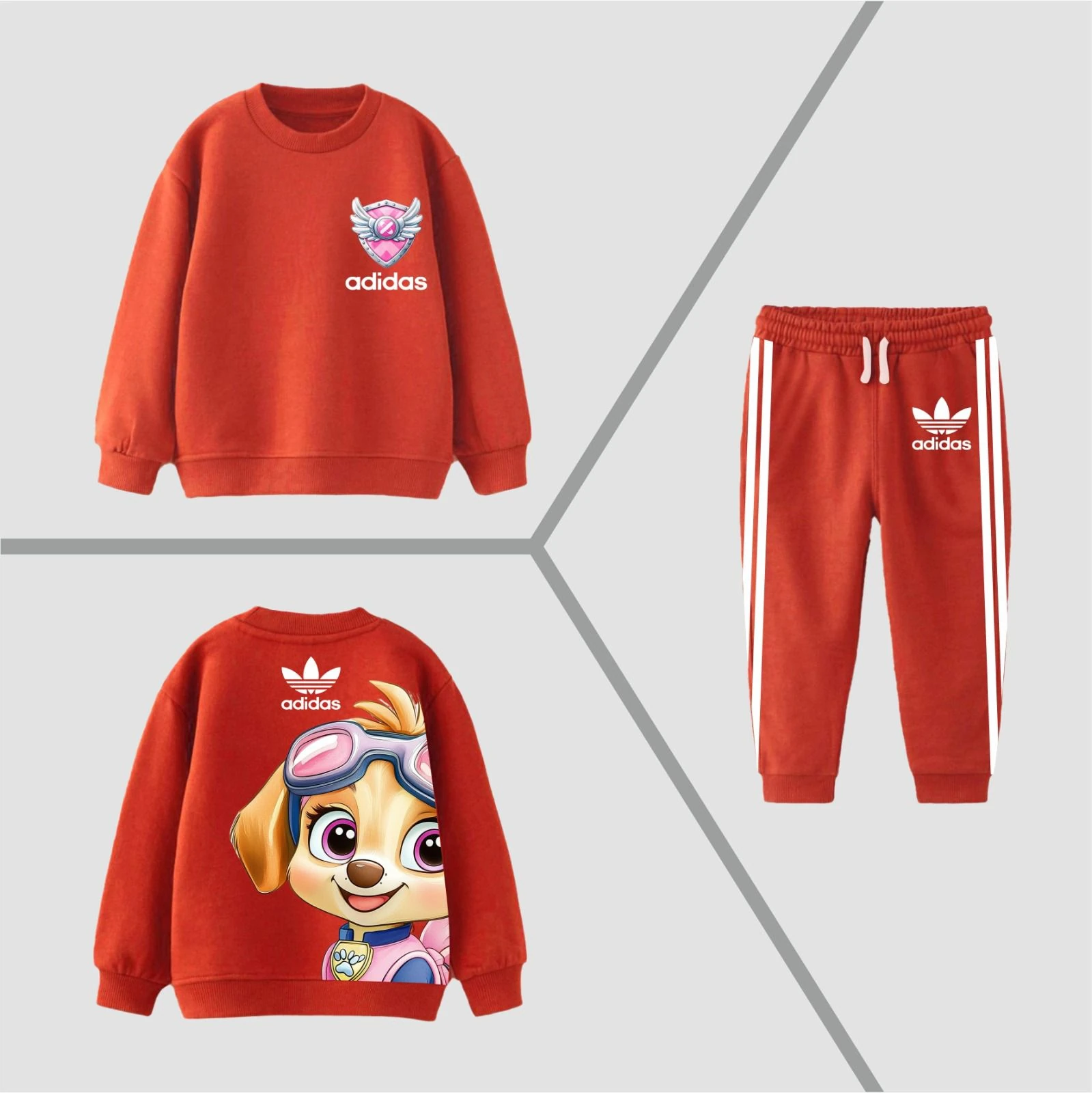 Skye Patrol Kız Çocuk 3 İplik Eşorfman Takım