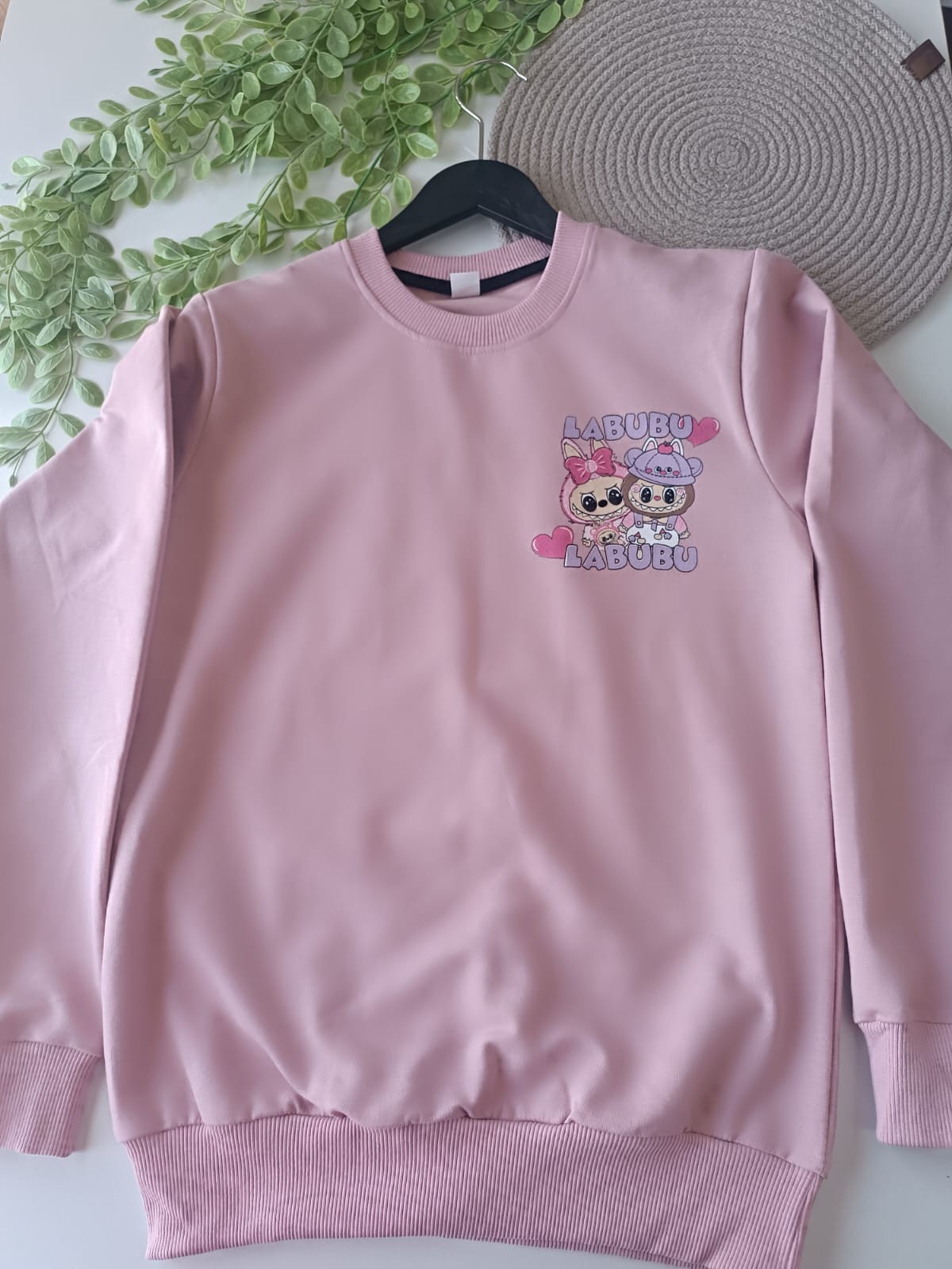 Labubu 2 İplik Sweatshirt