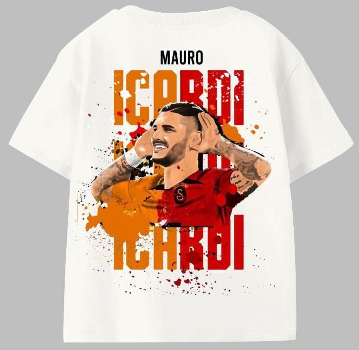 Icardi Desenli Galatasaray Tişört