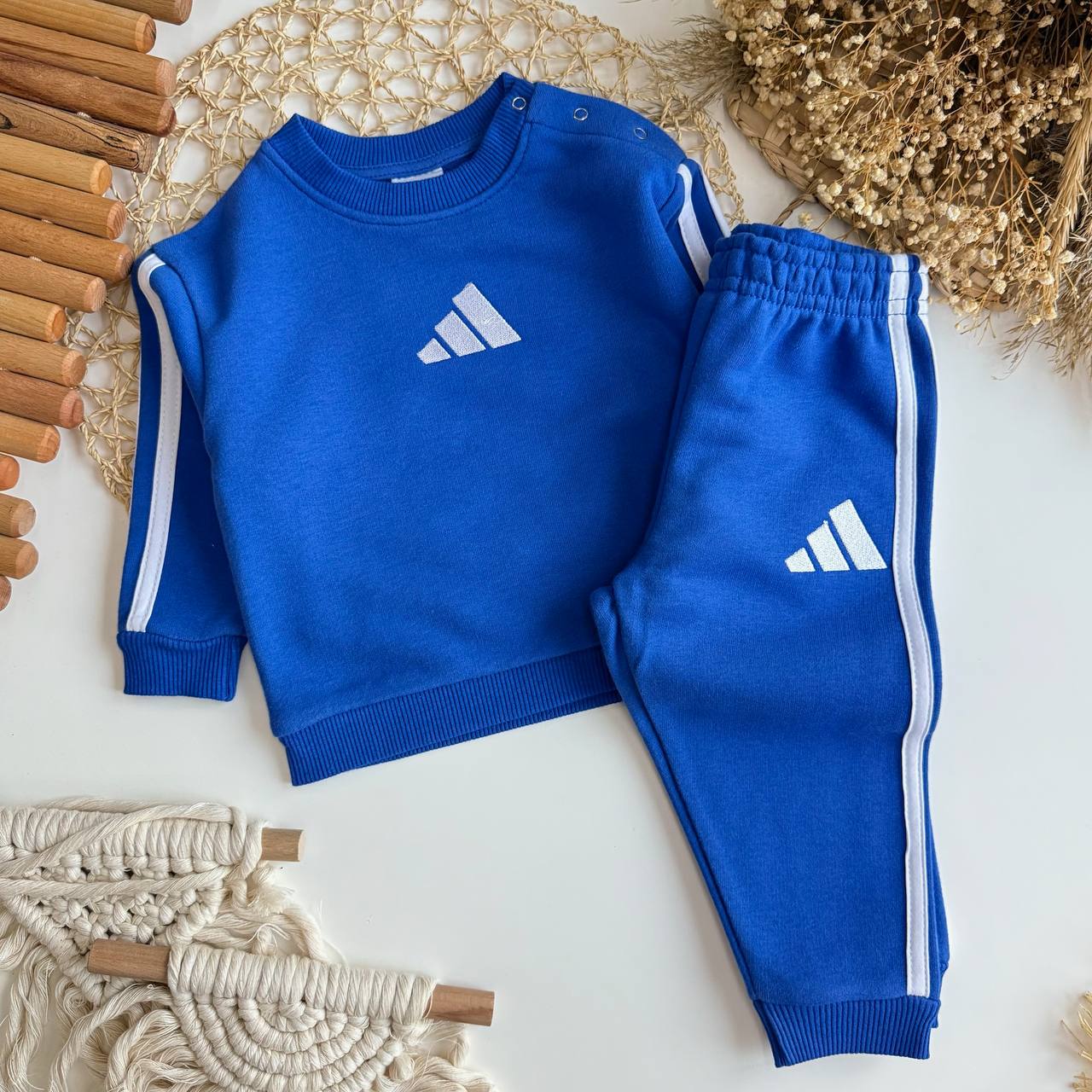 Pembe Marka 3 İplik Eşorfman Takım-Bebe Boy