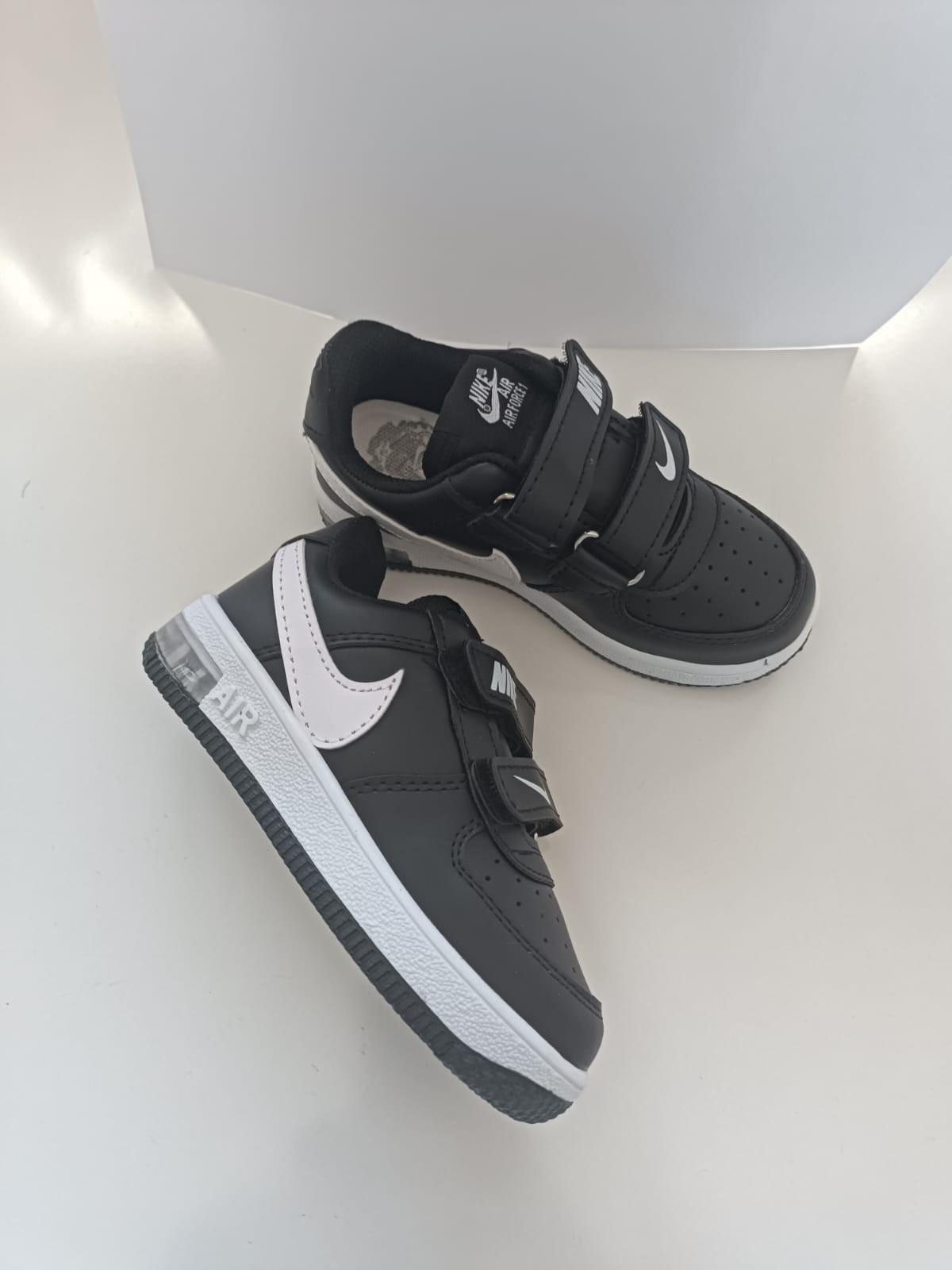 Siyah Beyaz Air Force Spor Ayakkabı