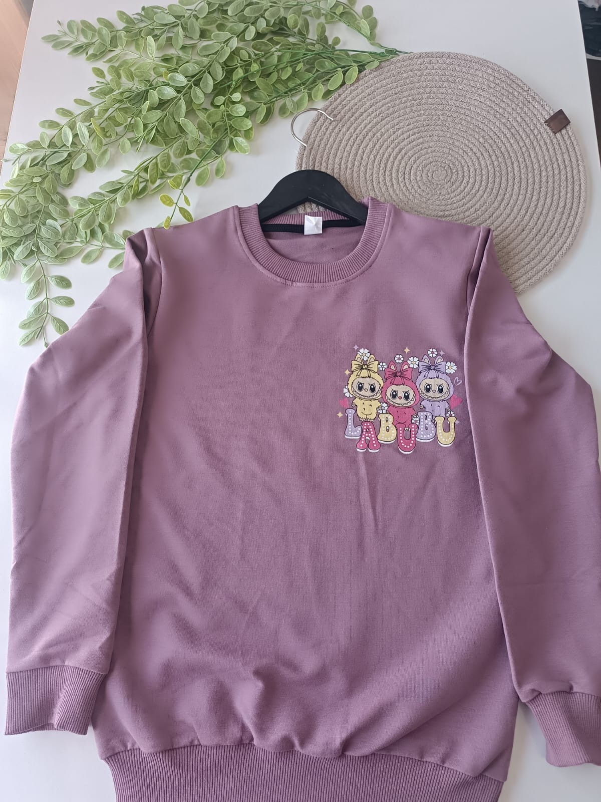Labubu 2 İplik Sweatshirt 
