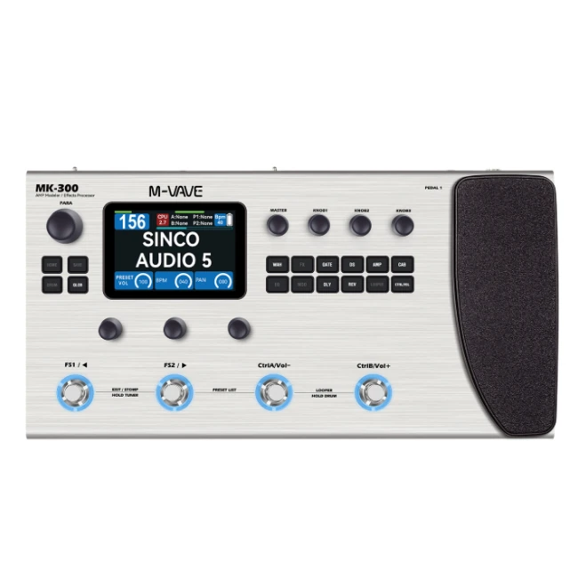 【ほぼ未使用】M-VAVE MK-300 マルチエフェクター M-VAVE MK-300 EFFECTS PROCESSOR