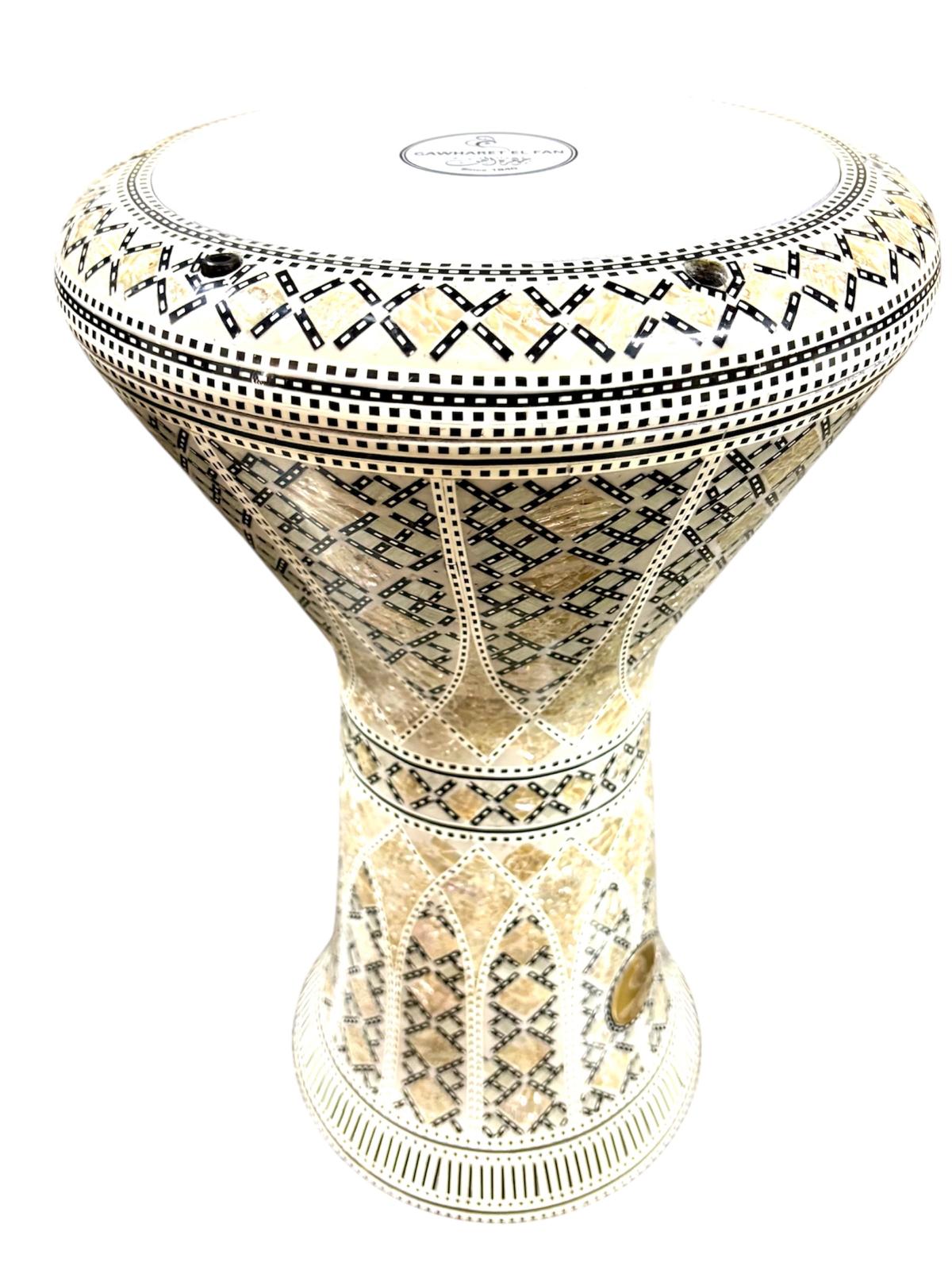 GAWHARET EL-FAN SEDEF İŞLEMELİ DÖKÜM DARBUKA JZ12