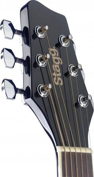 STAGG ELEKTRO AKUSTİK GİTAR SA20ACE-BLK