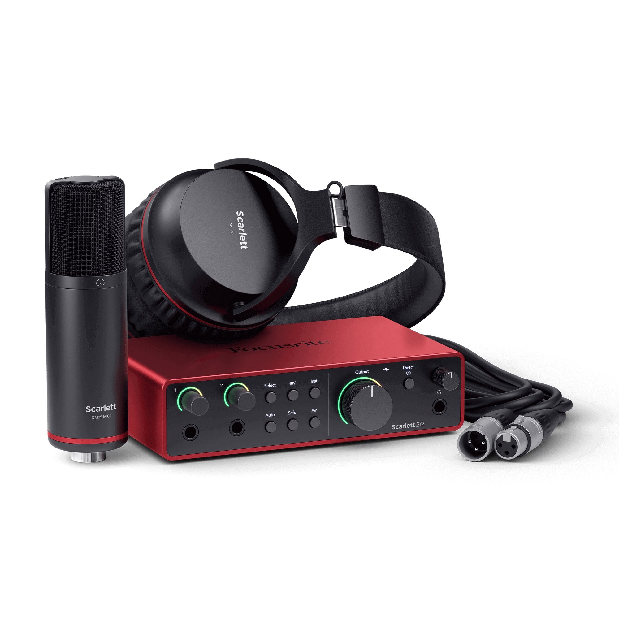 FOCUSRİTE SCARLETT 2i2 STUDİO GEN 4 KAYIT PAKETİ