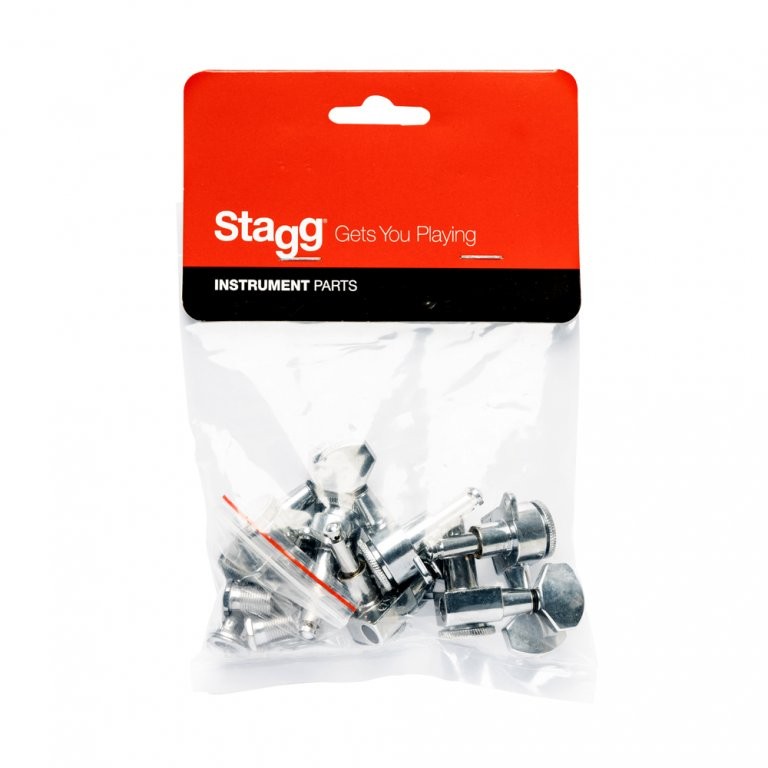 ELEKTRO GİTAR İÇİN 6X1 YÖN KİLİTLİ BURGU TAKIMI STAGG SP MHEL DX6X1CH