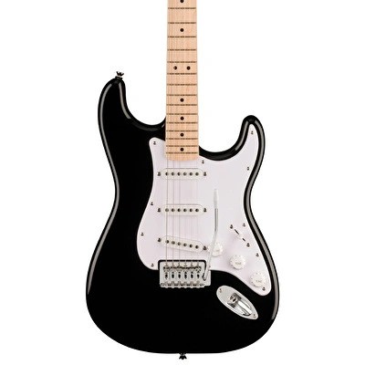 SQUİER SONİC STRATOCASTER AKÇAAĞAÇ KLAVYE SİYAH ELEKTRO GİTAR