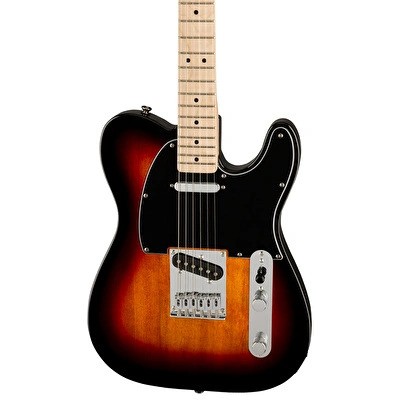 SQUİER AFFİNİTY TELECASTER AKÇAAĞAÇ KLAVYE 3 TONE SUNBURST ELEKTRO GİTAR