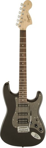 SQUIER AFFINITY STRATOCASTER HSS LAUREL KLAVYE MONTEGO BLACK METALIC ELEKTRO GITAR