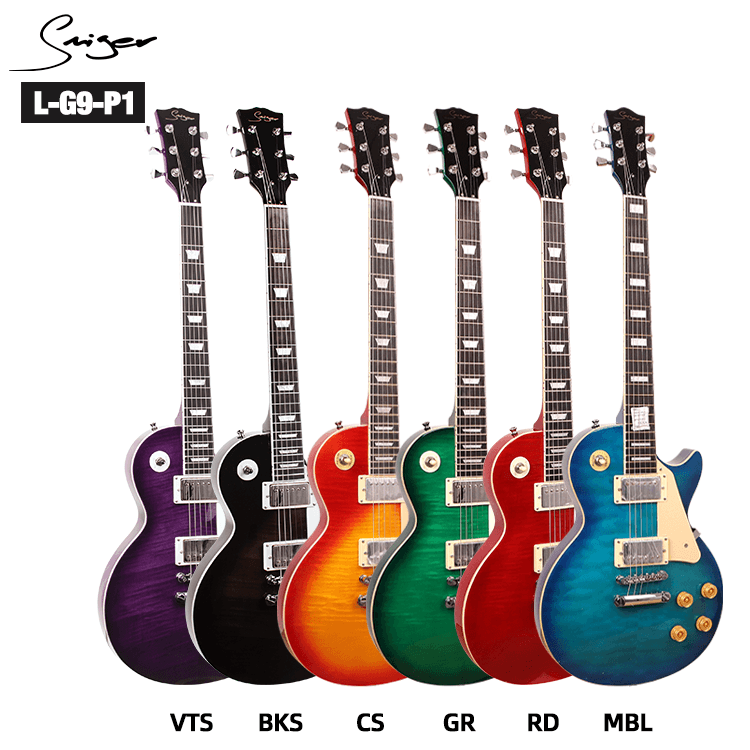SMİGER LES PAUL ELEKTRO GİTAR L-G9-P1 BK