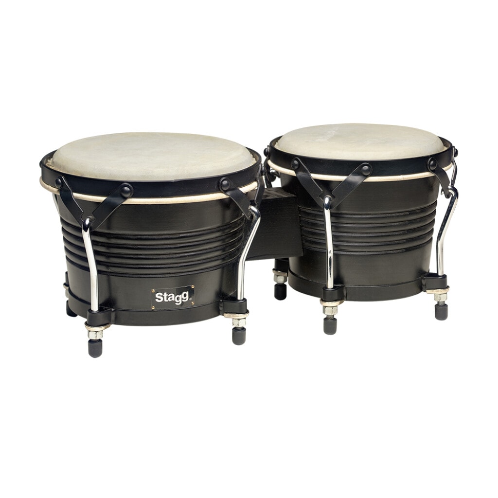 STAGG 7,5'' VE 6,5'' SİYAH AHŞAP BONGOLAR BW-200 BK