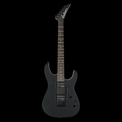 JACKSON JS11 DİNKY 2-POİNT TREMOLO AMARANTH KLAVYE GLOSS BLACK ELEKTRO GİTAR