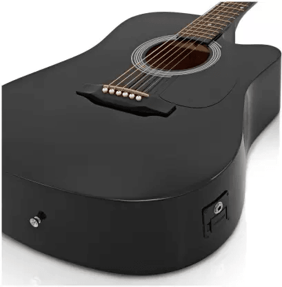 Squier SA-105CE Dreadnought Cutaway BLK