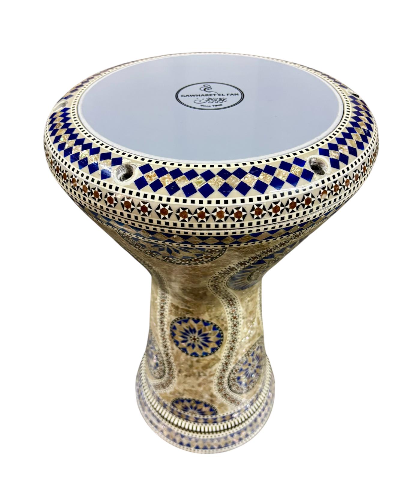 GAWHARET EL-FAN SEDEF İŞLEMELİ DÖKÜM DARBUKA JZ09